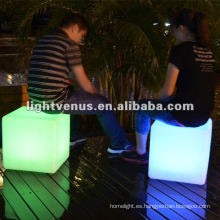 40 * 40 * 40 cm Color cambiante LED silla